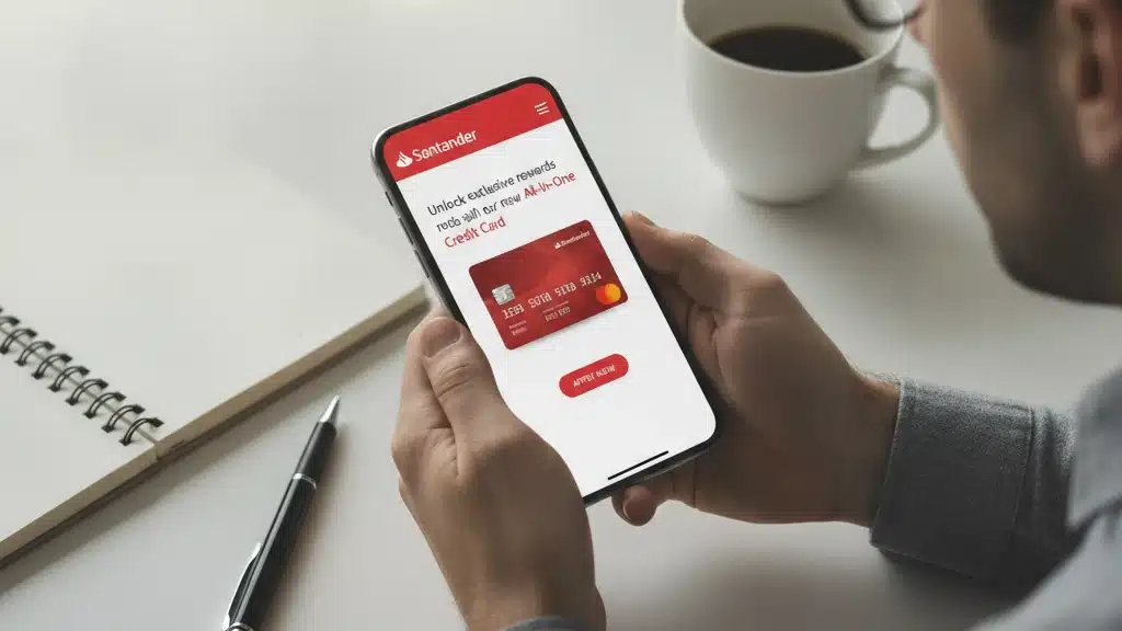 Como solicitar um cartão de crédito no Santander