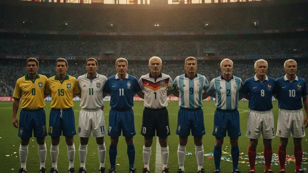 Camisas 10 lendários: despedida de ídolos do futebol