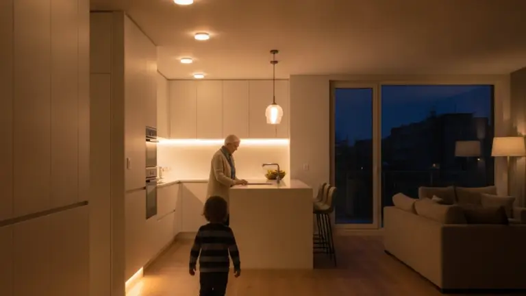 Iluminação LED Barata para Proteger Crianças e Idosos à Noite