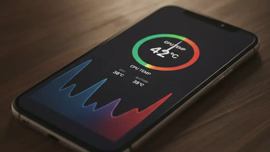 Monitore a temperatura do aparelho em tempo real e evite o superaquecimento